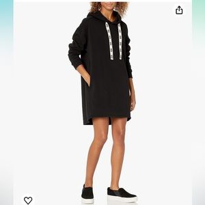 UGG Women's Lucille Hoodie Dress, Black, L